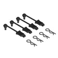 ARRMA C3445 AR390165 Body Clip Retainer 1/10 Scale Black (4) (8324287987949)