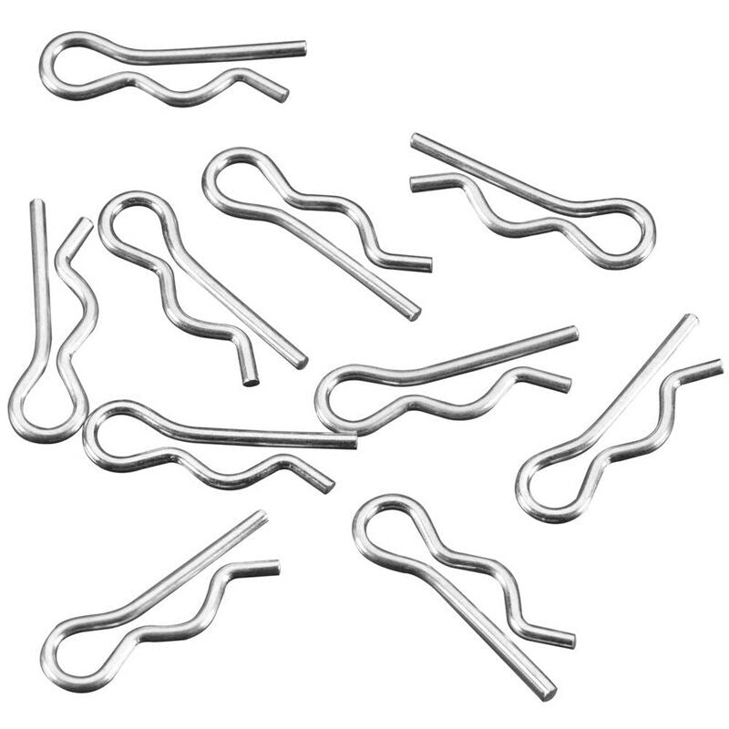 ARRMA C3450 AR320005 Body Clip 6mm Black (10) (8324288151789)
