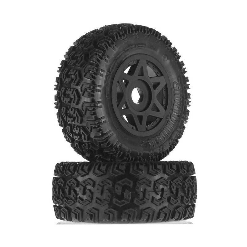 ARRMA C9422 AR550003 Dboots Sidewinder 2 6S Glued Black (8742333055213)