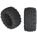 ARRMA C9468 AR550050 Backflip LP 4S Tire 3.8 Glued Black (2) (8324296802541)