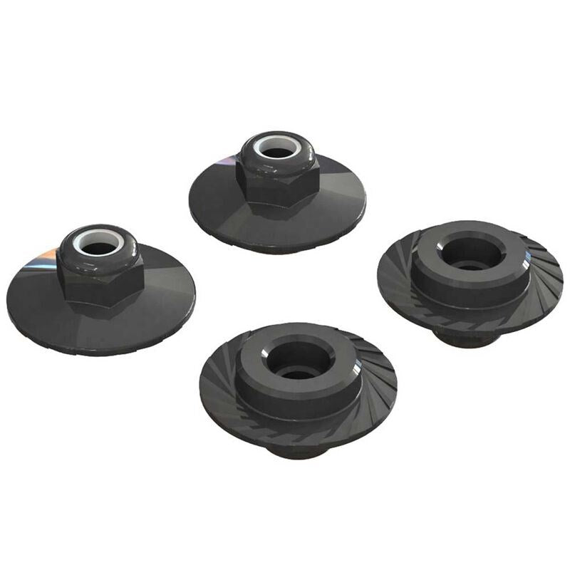 ARRMA C9698 AR708007 Flanged Lock Nut 5x8mm (4) (8324297621741)