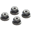 ARRMA C9699 AR708008 Flanged Nyloc Locknut 4mm Silver (4) (8324297654509)