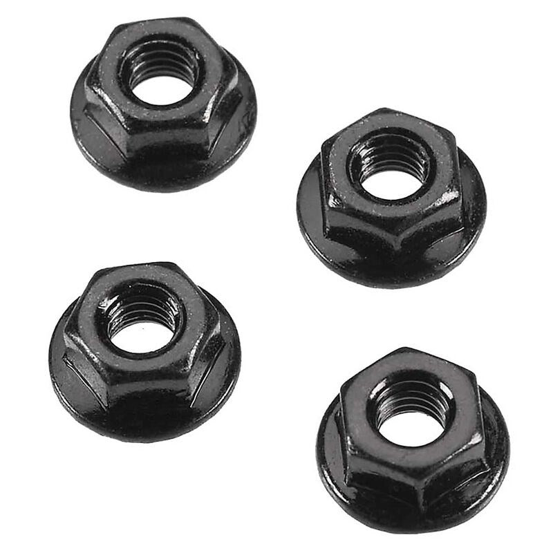 ARRMA C9750 AR708003 Serrated Flange Wheel Nut 4mm (4) - Hobby City NZ
