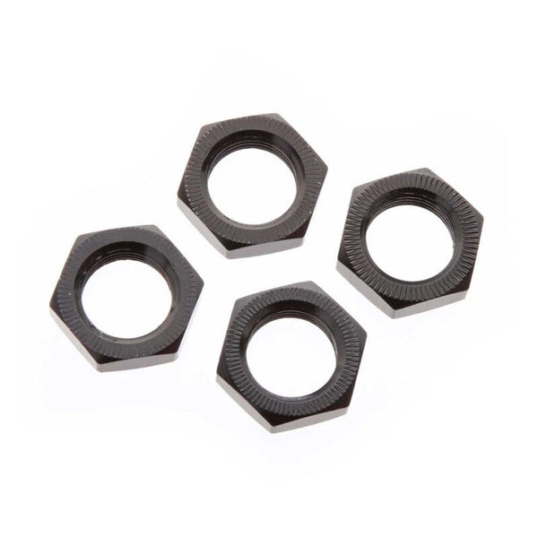 ARRMA Aluminium 17mm Black RC Wheel Nut (4) - ARAC9763
