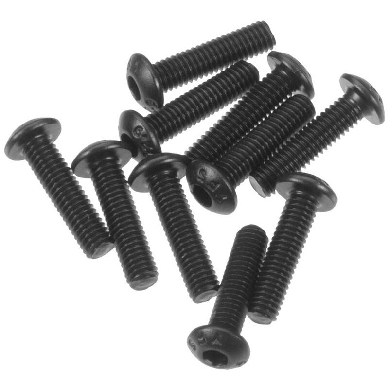 ARRMA C9801 AR721312 Button Head Screw 3.x12mm (10) (8324298211565)