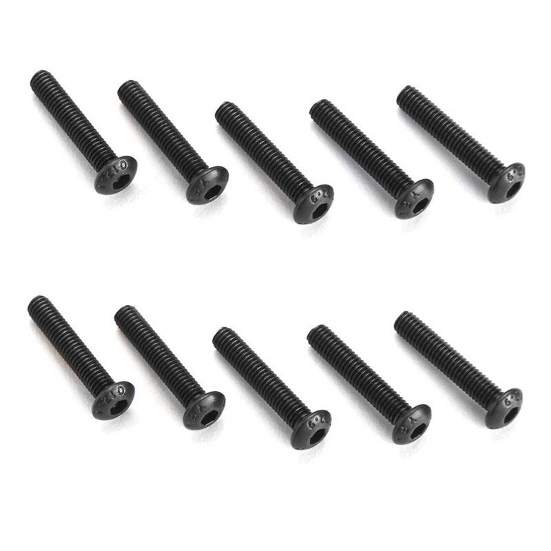 ARRMA C9840 AR721316 Button Head Screw 3x16mm (10) (8324299325677)