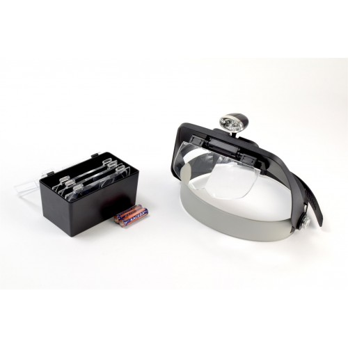 Artesania Latina 27054-1 Hands Free Magnifier Glasses with LED (8690298945773)