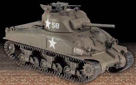 Asuka Model 35-035 1/35 U.S. Medium Tank M4A1 with Cast Cheek Lucky Tiger (9120457195757)