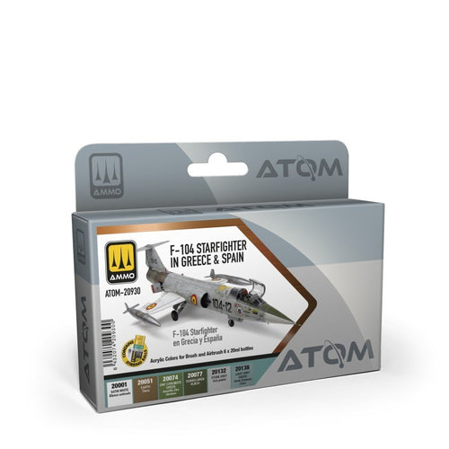 AMMO By Mig Jimenez ATOM-20930 ATOM F-104 Starfighter in Greece and Spain Set (9188805050605)
