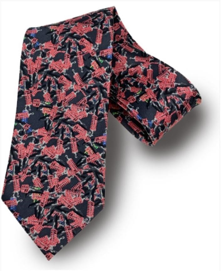 cAUTOart 45581 Silk Tie: Suspension Pattern (8324658659565)