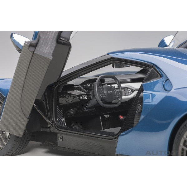 AUTOart 72942 1/18 Ford GT 2017 (Liquid Blue) (7460885922029)