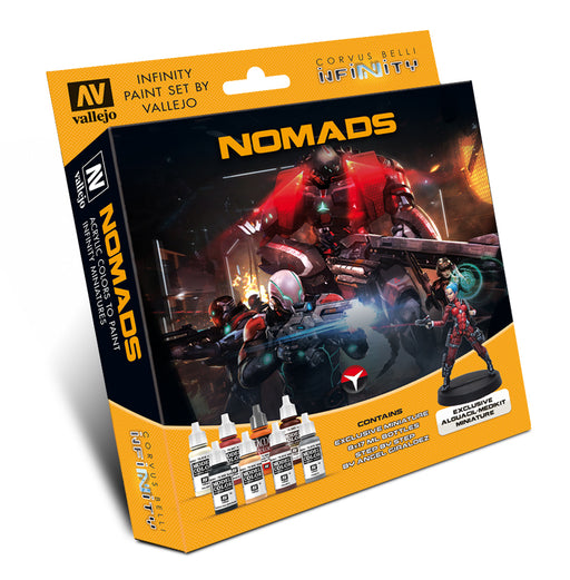 Vallejo 70233 Infinity Nomads Exclusive Miniature Acrylic Paint Set - Hobby City NZ (8964713283821)