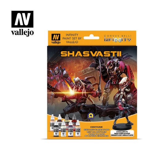 Vallejo 70241 Infinity Shasvastii Exclusive Miniature 8 Colour Acrylic Paint Set - Hobby City NZ (8964713873645)