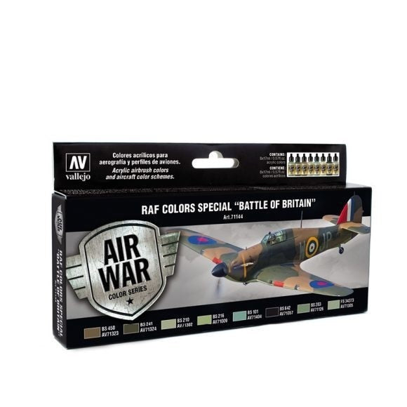 Vallejo AV71144 Model Air Special Battle Of Britain 1940-1941 8 Colour Set - Hobby City NZ (8938315350253)