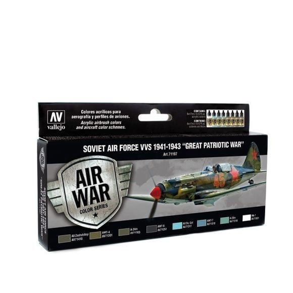 Vallejo AV71197 Model Air 1941 To 1943 Great Patriotic War  8 Colour Set (8938318889197)