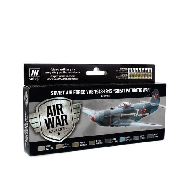 Vallejo AV71198 Model Air 1943  To 1945 Great Patriotic War  8 Colour Set (8938318921965)