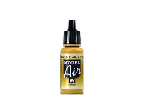 Vallejo AV71420 Model Air Nº17 Earth Yellow 17ml - Hobby City NZ (8938328621293)