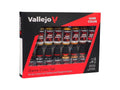 Vallejo AV72189 Game Colour Leather & Metal 16 Colour Set (8938341466349)
