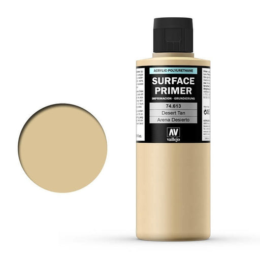 Vallejo AV74613 Surface Primer Desert Tan 200ml - Hobby City NZ (8938363191533)