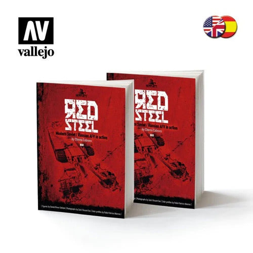 Vallejo 75043 Book Red Steel - Modern Soviet/Russian AFV in Action - Hobby City NZ (8964715741421)