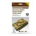 Vallejo AV78410 Model Air Afv German Afrika Korps 1942/44 (Dak)  6 Colour Set (8938371776749)