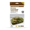 Vallejo AV78414 Model Air Afv German Camouflage 1943/1944  6 Colour Set (8938371940589)