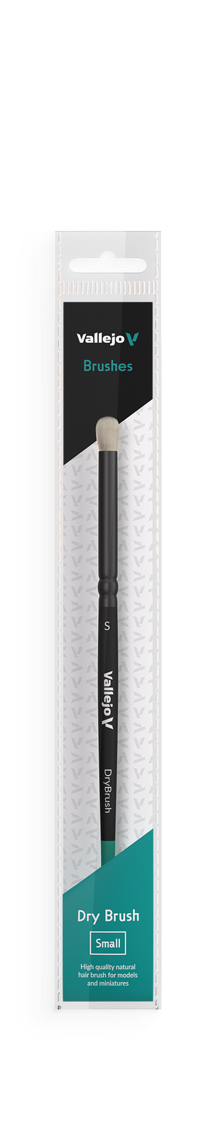 Vallejo B07001 Hobby Brushes: Dry Brush Natural Hair Small - Hobby City NZ (8964718756077)