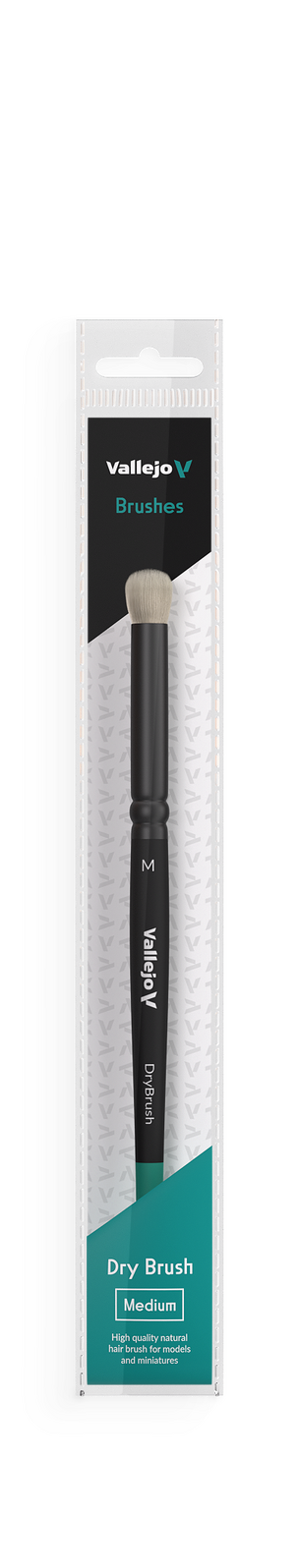 Vallejo B07002 Hobby Brushes: Dry Brush Natural Hair Medium (8964718887149)