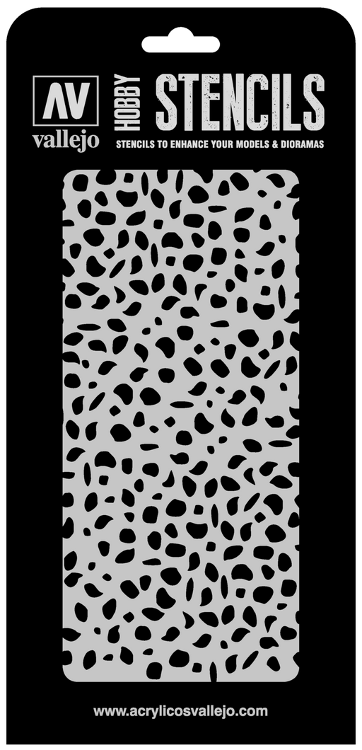 Vallejo ST-CAM002 1/32 Luftwaffe WWII Spots Camo Stencil - Hobby City NZ (8964720034029)