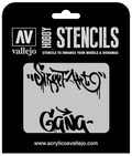 Vallejo ST-LET004 1/35 Street Art Num. 2 Stencil (8964720656621)
