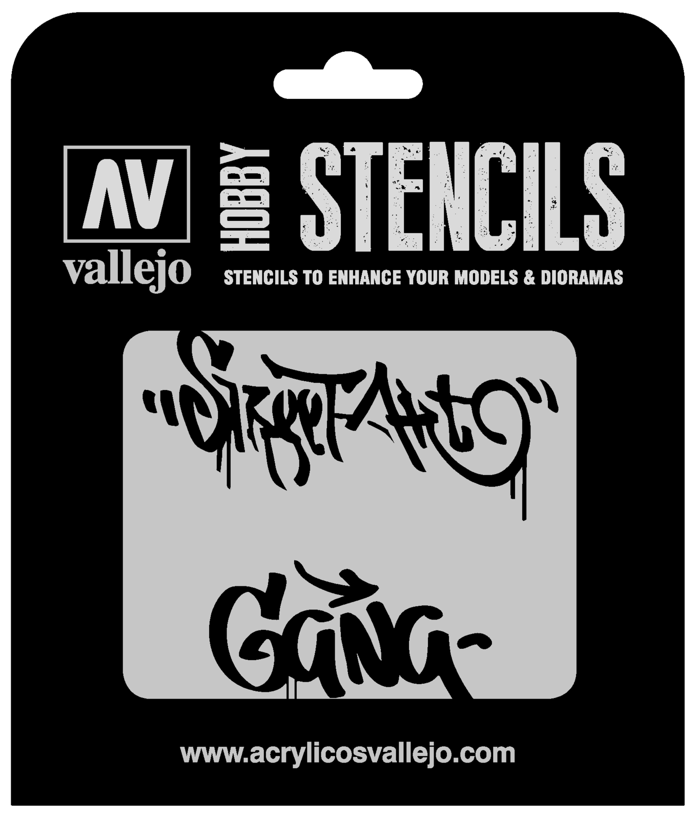 Vallejo ST-LET004 1/35 Street Art Num. 2 Stencil (8964720656621)