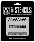 Vallejo ST-TX002 1/35 Tyre Markings Stencil (8964720984301)