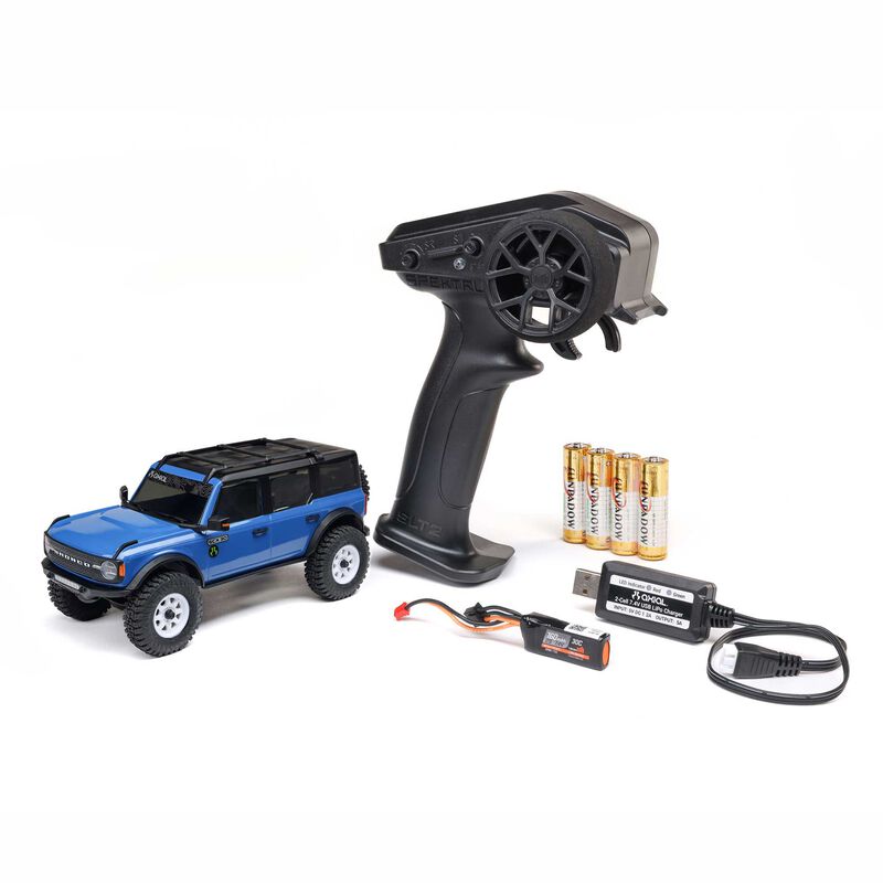 Axial SCX30 Ford Bronco 4x4 Ready-to-Run Brushed RC Crawler 1/30 Scale