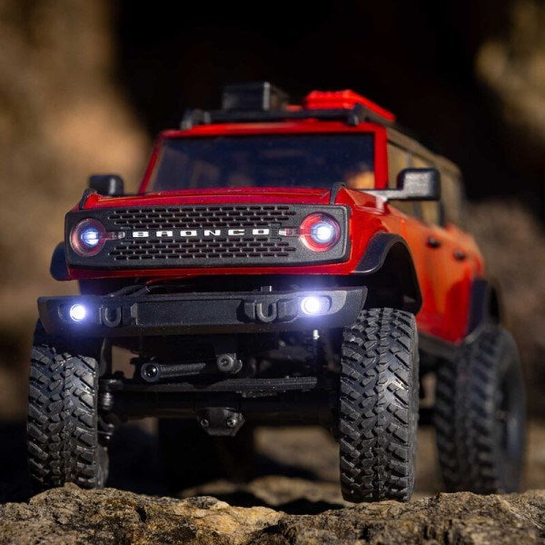 Axial 00006T1 1/24 4WD SCX24 2021 Ford Bronco - Brushed RTR Red