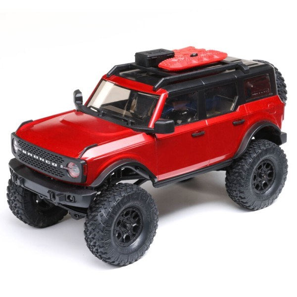 Axial 00006T1 1/24 4WD SCX24 2021 Ford Bronco - Brushed RTR Red