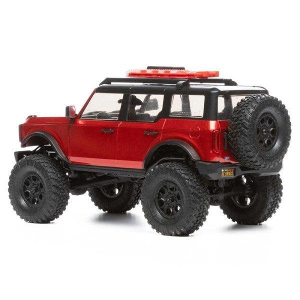 Axial 00006T1 1/24 4WD SCX24 2021 Ford Bronco - Brushed RTR Red