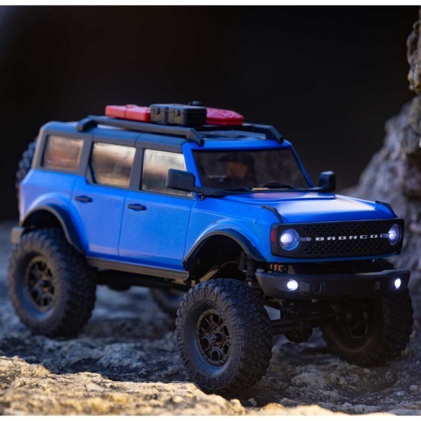 Axial 00006T3 1/24 4WD SCX24 2021 Ford Bronco - Brushed RTR Blue