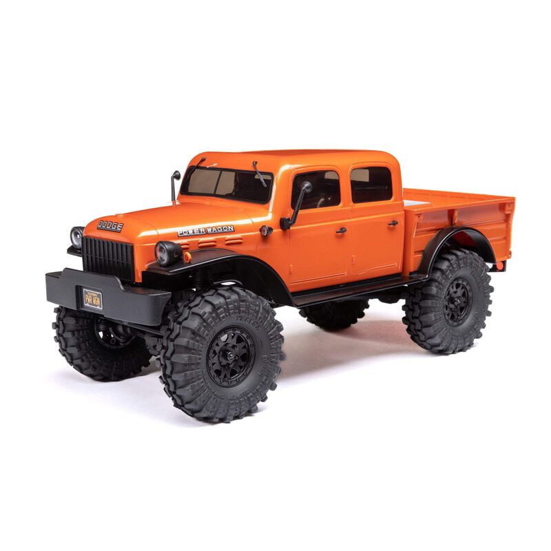 Axial AXI00007T1 1/24 SCX24 Dodge Power Wagon 4WD Rock Crawler Brushed RTR Orange (8347076559085)
