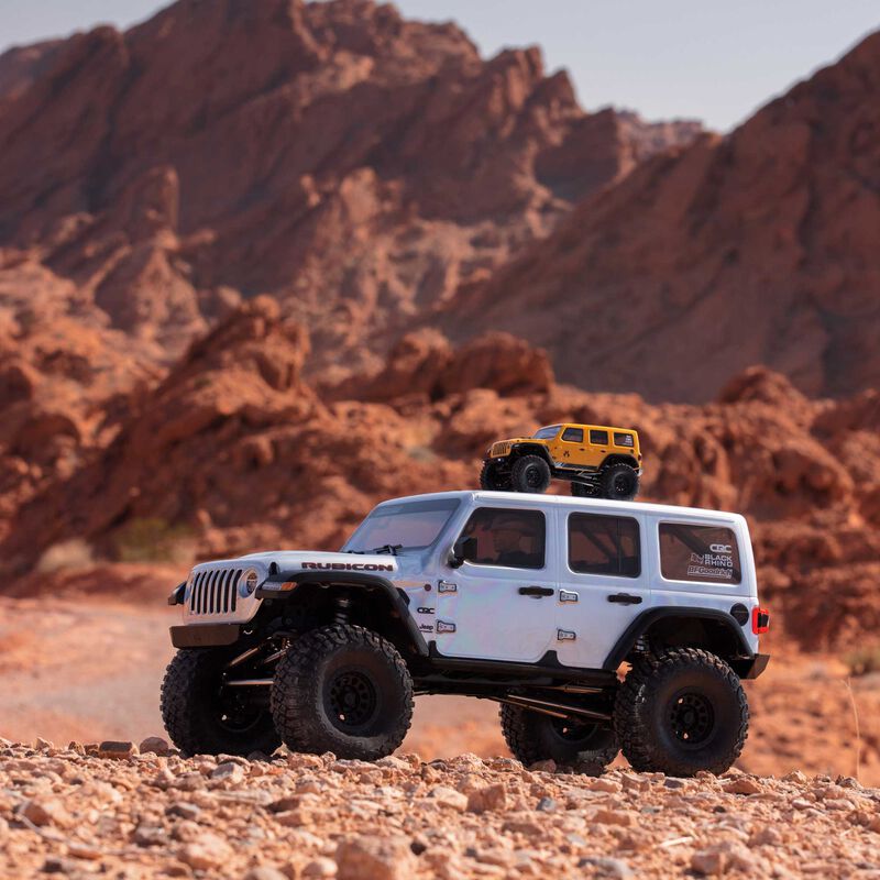 Axial SCX6 Jeep JLU Wrangler 4WD RTR Silver RC Crawler 1/6 Scale (24)