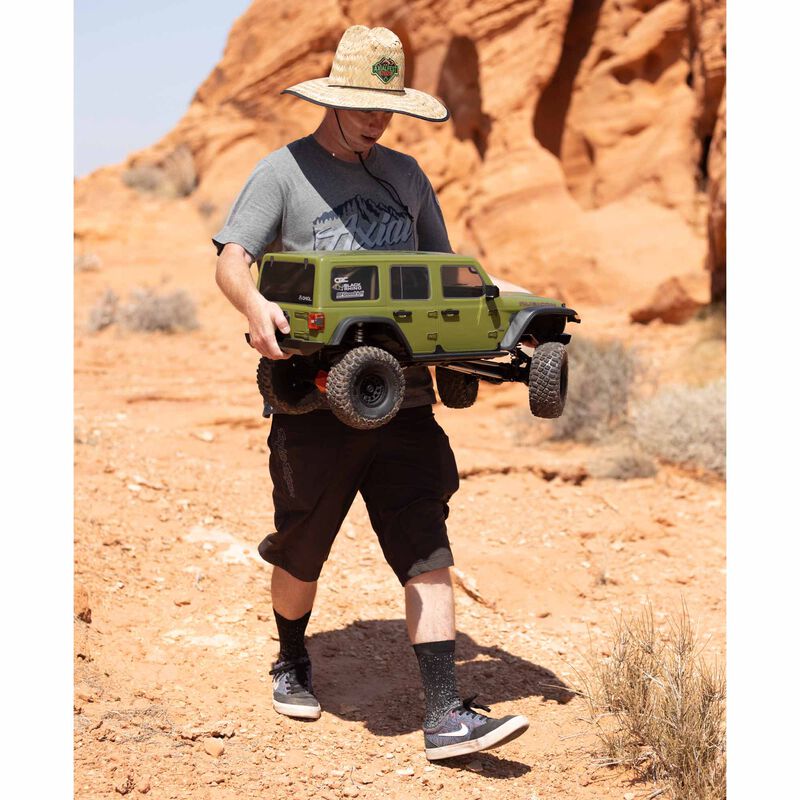 Axial SCX6 Jeep JLU Wrangler 4WD RTR Silver RC Crawler 1/6 Scale (27)