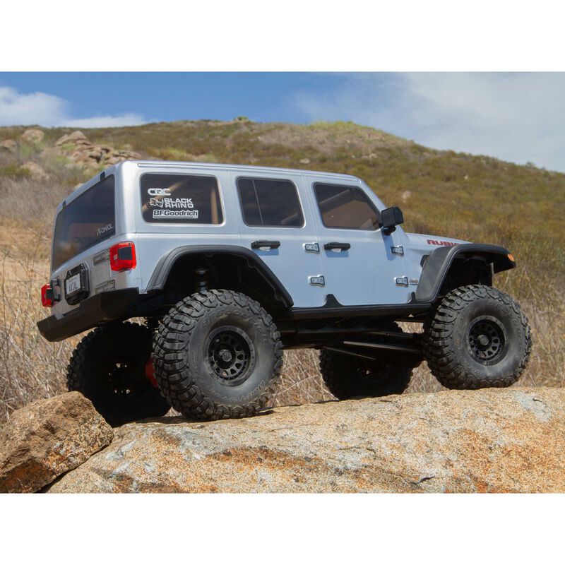 Axial SCX6 Jeep JLU Wrangler 4WD RTR Silver RC Crawler 1/6 Scale (4)