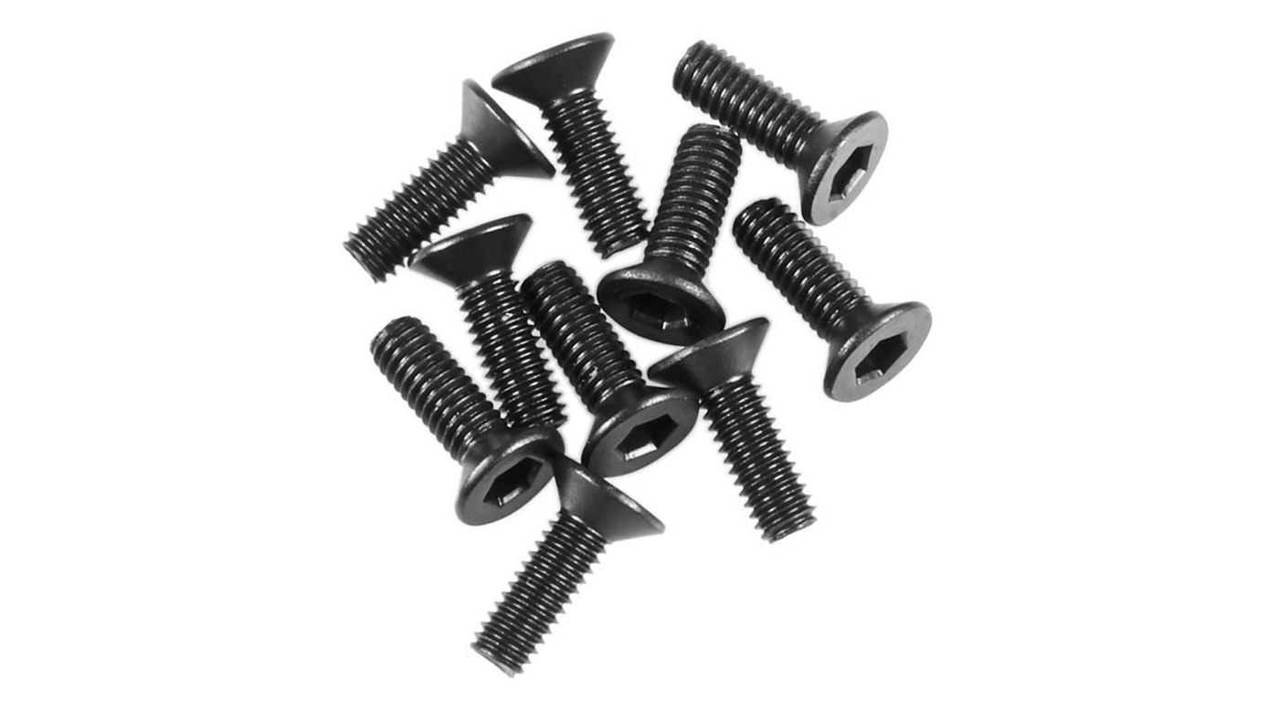 Axial C3372 AX31372 M2.6x8mm Hex Socket Flat Head Black (10) (8941170000109)
