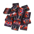 Mantic Games MGDZM109 Deadzone 3.0 Acrylic Item Counters (8847308718317)