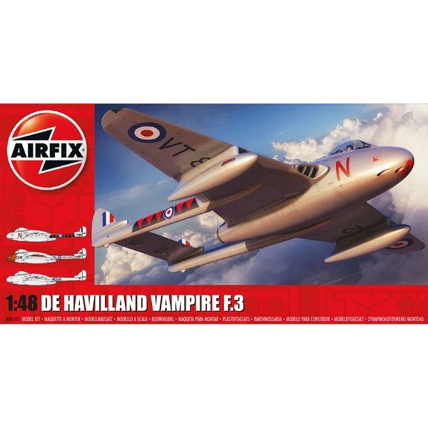 Airfix A06107 de Havilland Vampire F.3 (8945304207597)