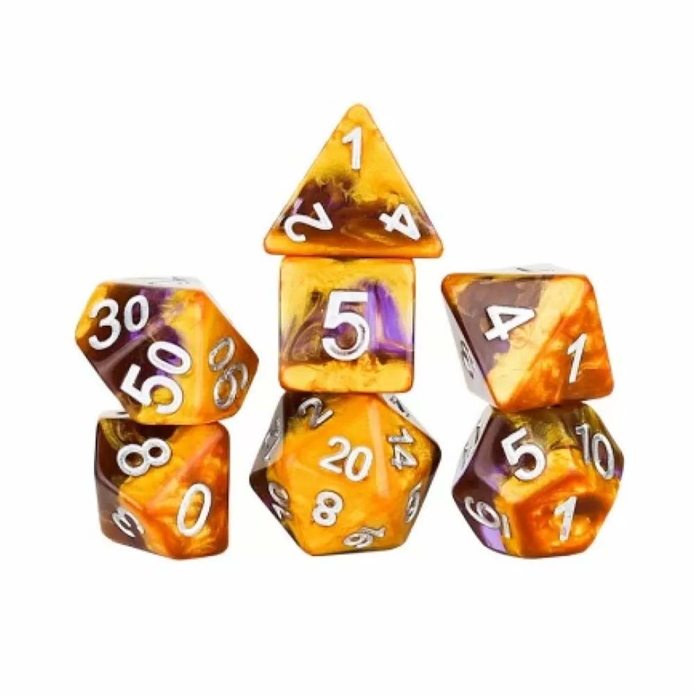 Sirius Amethyst Geode Dice Set 7 - SDZ0009-08