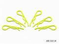 Arrowmax AM-103111 Big Body Clip 1/10 - Fluorescent Yellow  (10) (8446598873325)