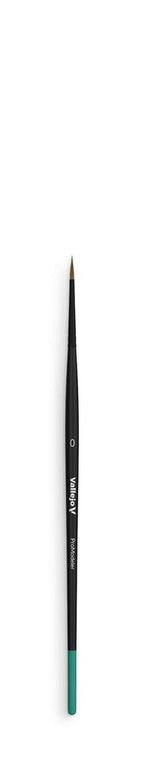 Vallejo Brush - Pro Modeler - Natural Hair Round Brush No. 0