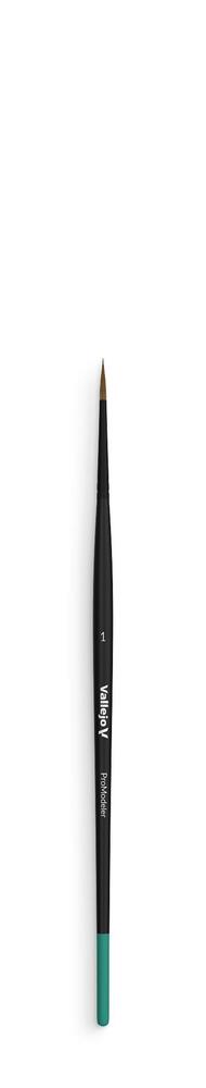 Vallejo Brush - Pro Modeler - Natural Hair Round Brush No. 1