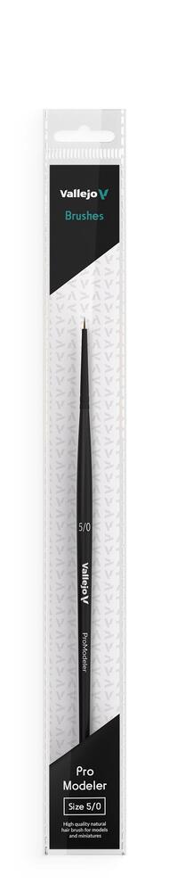 Vallejo Brush - Pro Modeler - Natural Hair Round Brush No. 5/0 (2)