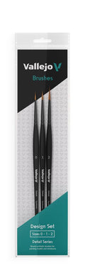 Vallejo Brush Set - Detail - Design Set - Synthetic fibers